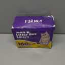 160 Count Cat Litter Box Liners for Automatic Cat Litter Box and Litter Box Robot 4/3, Extra Thick,Heavy-Duty,Eonomy Bulk Pack