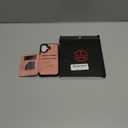 Vinich for iPhone 16 Wallet Case with Card Holder, RFID Blocking Credit Slots Kickstand Shockproof Phone Cover Fit for iPhone 16 6.1" Rose Pink