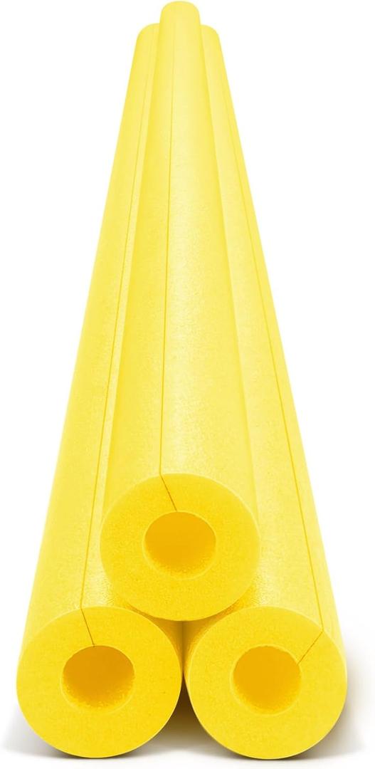 Pangda 3 Pack Pool Noodles Foam Noodles Swim Clamp Jumbo Hollow Foam Large Pre Slit Clamp Protection for Swimming Floating Craft Projects Padding Bumper