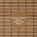 Madison Park 100% Bamboo Cordless Roman Shades Blinds, 27x64 Neutral
