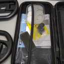 Pro Controllers Accessories Bundle for Nintendo Switch 2 18-in-1: Carrying Case, Screen Protector, Thumb Grip for Joycon, Dockable Console Protective Cover Shell, Steering Wheel, 2025 Switch2 Game Kit (2* Black Controllers (Leather Wrapped))