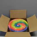 Mimorou 100 Pcs Tie Dye Plates 9 Inch Disposable Tie Dye Party Dinnerware Supplies Rainbow Paper Plates Tie Dye Party Supplies Tie Dye Birthday Decorations for Dinner Party Birthday Holiday