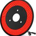 Spare Tire Brake Light for Ford Bronco 2021 2022 2023 2024 2/4 Doors, LED 3rd Third Brake Light Plug-N-Play, 405PCS LED Wheel Lights, Red Ring Rear Brake Tail Light for Ford Bronco Accessories
