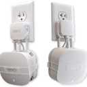The Eero Genie for eero 6, 6+, and Mesh Wi-Fi: Wall Mount Outlet Holder Stand | Lowest Profile | Open Access | Multiple Install Options | Horizontal Outlets | Design Winner! (1-Pack)