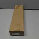 Black 1-inch diameter curtain rod: suitable for windows 28-48 "wide, adjustable curtain rod, modern minimalist design, indoor/outdoor use, 32-48 long