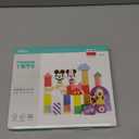 Just Play Disney Wooden Toys Mickey Mouse & Friends Block Set, 28-Piece Set Includes Mickey Mouse, Minnie Mouse, and Pluto, Kids Toys for Ages 18 Month