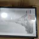 upsimples 13x19 Picture Frame, Display Pictures 11x17 with Mat or 13 x 19 Without, Wall Hanging Poster Frames, Black, 1 Pack