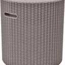 Keter Cool Side Table Cooler 3 in 1 Outdoor Patio Table and Ice Chest Storage, Ideal Hot Tub Table, Decor and Outdoor Patio Bar, Portable Bar, Cappuccino (Taupe)