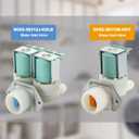 DC62-30312J & DC62-30314K Washer Cold and Hot Side Water Valve Set Replacement for Ken-more Sam-sung Washer 1810145 DC62-30314H AP4204535 by TOMOON