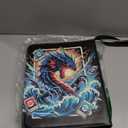 Deluxe Blue Dragon Trading Card Binder 9Pocket Zipper Binder with 900 Pockets Card Album for Standard Size Trading Cards, Great for Collectors and Hobbyists