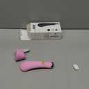 PRITECH Facial Cleansing Brush, Rechargeable Silicone Face Scrubber with Heat Massage End, Vibrating Exfoliator Scrubber for Deep Cleaning, Waterproof Face Brush for Women and Men (Pink)