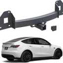 VNN Class 3 Trailer Hitch Compatible with Tesla Model Y 2020-2024, 2 inch Rear Tow Hitch Receiver, Black Powder Coated Alloy Carbon Steel, Towing Weight of 6500 Lbs.