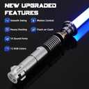 Saberforms Lightsaber Dueling Light Saber with 12 RGB Colors 16 Sound Fonts and Motion Control, Force FX Lightsabers with Premium Metal Handle and Replaceable Blade, Light Sabers for Adults, Kids