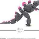 MEGA Godzilla x Kong The New Empire Building Set Action Figure Godzilla with 543 Pieces and Accessories, 8 Inches Tall, for Adult Collectors
