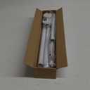 Tension Curtain Rod 30 To 63 Inch White Tension Rods Adjustable Spring Loaded Curtain Rods 7/8" Curtains Rods No Drilling Tension Rods For Windows Bedroom Closet Doorway Door