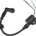 Ignition Coil Assy for Yamaha 2 Stroke 3 Cylinder 25HP 30HP 40HP 50HP 150HP 200HP 225HP Marine Boat Ignition Electrical Coil Pack for Yamaha Outboad 25B MHS/L 25Q EOS/L Replacement