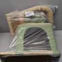 PETEPELA Cactus Cat Tree for Indoor Cats, 32'' Small Cat Tower Cat Condo with Sisal Scratching Ramp, Cozy Hammock and Removable Top Bed Perch for Kittens, Green