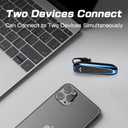 Bluetooth Headset, V5.3 Wireless Handsfree Earpiece with Noise Cancelling Mic, 33 Hours Talking Time, Single Ear Headset Compatible with iPhone Android Cell Phones for Driving BusinessBlue