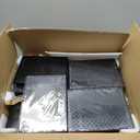 YITAHOME X-Large Shoe Storage Boxes, 18 Pack Shoe Organizer Box Fit up to US Size 15, Plastic Stackable Sneaker Containers for Bedroom, Entryway, Closet (Black, X-Large)