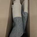 65L Large Blanket Basket,19.7" L x 19.7" W x 13" H Rope Woven Baskets with Handles, Toys Storage Bins,Laundry Basket Perfect for Living Room, Nursery,Bedroom,Home Organization,Jute&Black