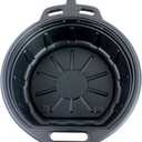 Capri Tools CP21021 Portable Oil Drain Pan, Anti-Freeze, Black
