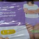 Postpartum Incontinence Underwear for Women, Maximum Absorbency with Bladder Leak Protection, Fresh Protection, Disposable, Large, Lavender, 18 Count