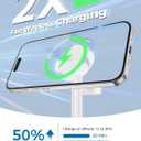 Hevanto 2026 3 in 1 Wireless Charging Station for Apple MagSafe Charger, 15W Fast Mag-Safe Charger Stand for iPhone 17 16 15 14 13 12 17e Apple Watch AirPods Compatible with MagSafe, White