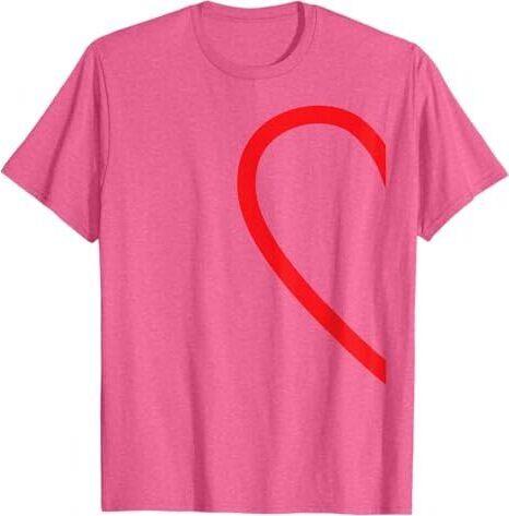 Half Heart Partner Couple Pyjamas Left Side Lovers Couple T-Shirt, S