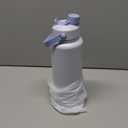 POWCAN 40 oz Insulated Water Bottle with 2-in-1 Straw and Spout Lid, Keep Cold 24H, Leak-Proof, BPA-Free, Double Wall Stainless Steel Water Bottle for Sports, Gym, Travel, and School (Lupine)