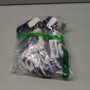 Harssidanzar Breathable Leather Motorcycle Gloves Touchscreen for Men Women KM046 (Medium, White/Black)