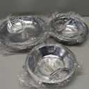 Electric Stove Drip Pans Set of 4 (2 x 6-Inch & 2 x 8-Inch) Replacement Stove Drip Pans for Electric Stove