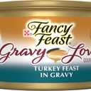 Purina Fancy Feast Gravy Lovers Turkey Feast Grilled Gourmet Cat Food in Wet Cat Food Gravy - (Pack of 24) 3 oz. Cans (EXP 04/01/28)