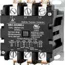SUNLEE 60 Amp 75 RES 3 Pole 220V 240V coil DP Contactor A2L Compliant UL Recognized & Approved for UL 60335 HVAC Contactor 42EF35AG Equivalent