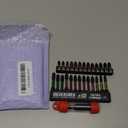 Geinxurn Impact #1#2#3 Phillipes Screwdriver Bits Set, 26pcs 1” 2” (PH1/PH2/PH3) Magnetic S2 Steel Driver Bits Set and 1pc Impact Bit Holder with Color Coded Base