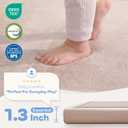 1.3" Thick Baby Play Mat for Floor,59x79 Large Memory Foam Tummy Time Mat