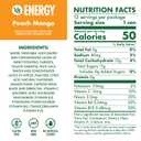 V8 Energy Peach Mango Energy Drink, 8 fl oz Can (12 Pack) (EXP 05/27/26)