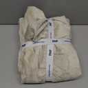 PHF Ultra Soft Fleece Blanket Queen Size, No Shed No Pilling Luxury Plush Cozy 300GSM Lightweight Blanket for Bed, Couch, Chair, Sofa Suitable for All Season, 90" x 90", Beige