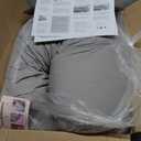Momcozy Pregnancy Pillows for Sleeping, U Shaped Full Body Pillow for Pregnancy Women with Removable Jersey Cotton Cover, 57 Inch Maternity Pillow, Grey