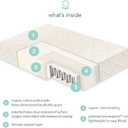 Naturepedic Organic Baby Crib Mattress - 2-Stage Lightweight Infant & Toddler Mattress - Waterproof Bed Mattress for Crib - Non-Toxic for Baby and Toddler Bed - 52" x 28”