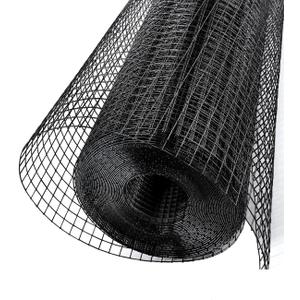 Black Hardware Cloth 1/2 in 60 x 50 ft 19 Gauge Chicken Wire | Vinyl coated wire fencing, Low Defect Rate, Stronger Welds, Garden Fence, Tree Guard, Rodent Control