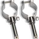 Stainless Steel Oarlock Sockets, Boat Paddle Holders,Adjustable Oarlock Horns,Rowlock Oarlock for Shaft Marine Yacht