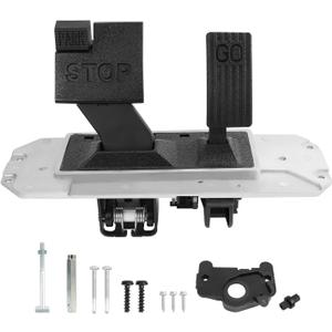 Club Car Precedent Pedal Assembly, Club Car Pedal with Conversion Kit, Suitable for Precedent &Tempo & Onward Universal Electric &Gas Carts, for 1st Gen and 2nd Gen, OEM #102500001,103974821