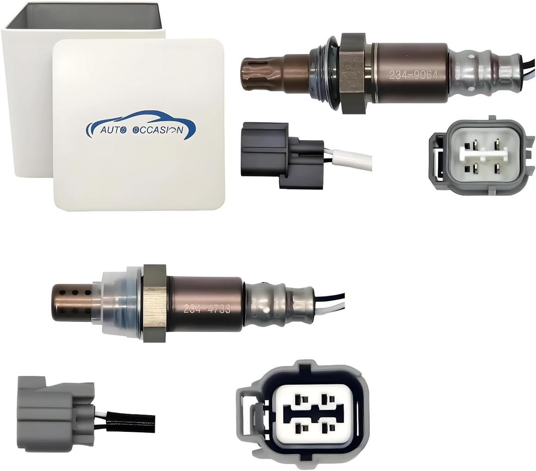 Oxygen Sensor 234-9064 234-4733 Upstream & Downstream 2 PCS O2 Sensor Compatible with Honda Element 2.4L