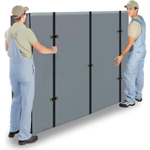 Mattress Bags for Moving and Storage, Heavy Duty Tarp Reusable Storage Bag,Easy Carrier Mattress Moving Cover (King Size) (Gray)