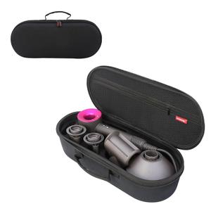LOVE Hard Protective &Presentation Supersonic (Nural) Hair Dryer Only (Carry-ing) Travel Case Storage Bag Holder for Dy-son Supersonic HD07 HD16 /15/08/01/Laifen Two Way Zipper, Cuter, Black