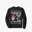 Ugly Christmas Sweater Santa There´s some ho ho hos in this Sweatshirt 2XL