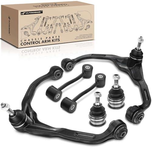 A-Premium Set of 6, Front Upper Control Arm, Sway Bar Link, Lower Ball Joint, Compatible with Jeep Liberty 2008-2012, Dodge Nitro 2007-2011