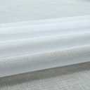 White Curtains 108 Inches Long for Living Room Decor Set 2 Panels Grommet Linen Textured Window Sheers Extra Long Drape Floor to Ceiling Curtains for Patio Sliding Glass Door Outdoor 52x108 Length
