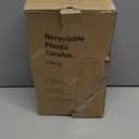 NETANY Plastic 50 Oz Water Carafe with Flip Top Lid, Set of 2 Square Base Juice Containers, Clear Plastic Pitcher - for Water, Iced Tea, Juice, Beverage, Cold Brew and Mimosa Bar - HAND WASH ONLY