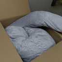 Pharmedoc Pregnancy Pillows, U-Shape Full Body Pillow -Removable Cover Jumbo Size - Gray - Pregnancy Pillows for Sleeping - Body Pillows for Adults, Maternity Pillow and Pregnancy Must Haves